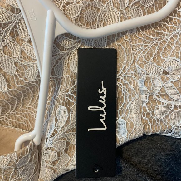 Lulu's All of My Heart White Lace Skater Dress - Picture 4 of 7